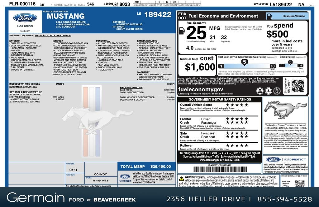 2020 Ford Mustang EcoBoost