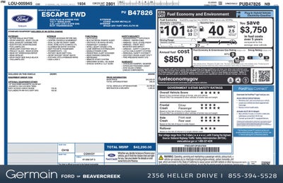 2023 Ford Escape Plug-In Hybrid Base