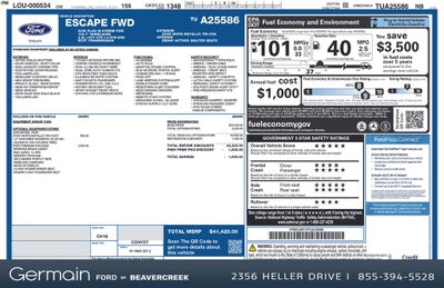 2026 Ford Escape Plug-In Hybrid Base