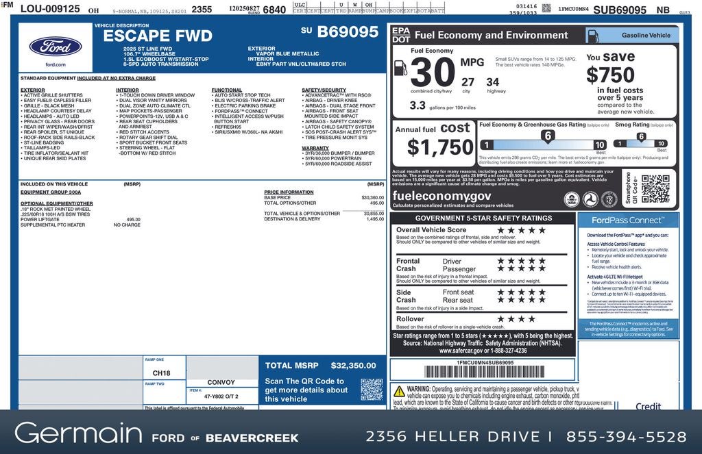 2025 Ford Escape ST-Line