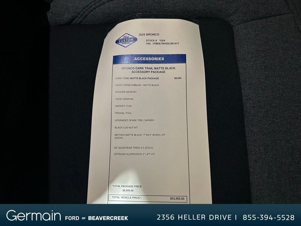 2025 Ford Bronco Big Bend