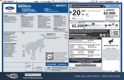 2023 Ford Bronco Base