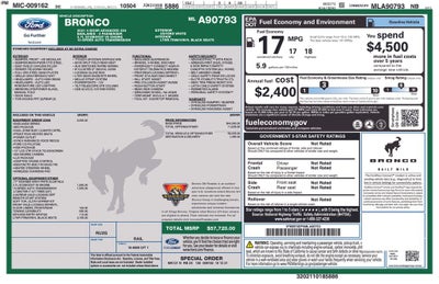 2021 Ford Bronco Badlands