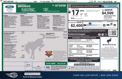 2021 Ford Bronco Badlands