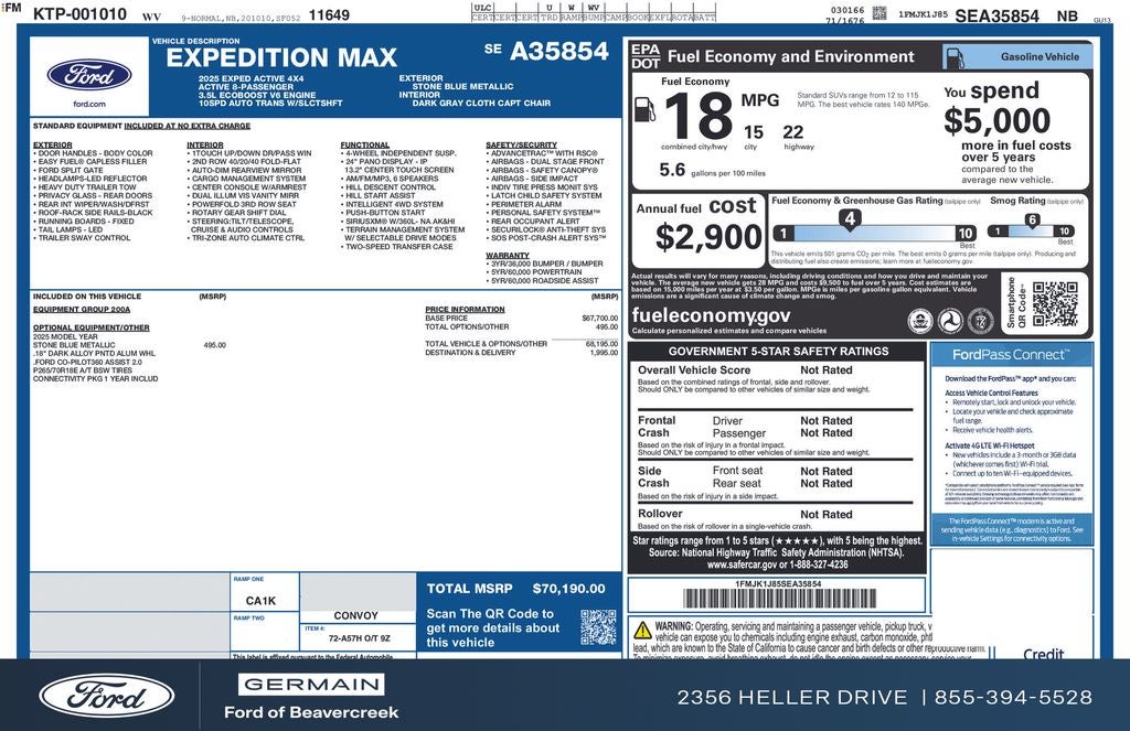 2025 Ford Expedition Max Active