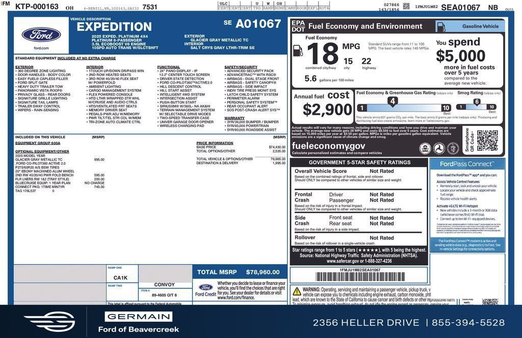 2025 Ford Expedition Platinum