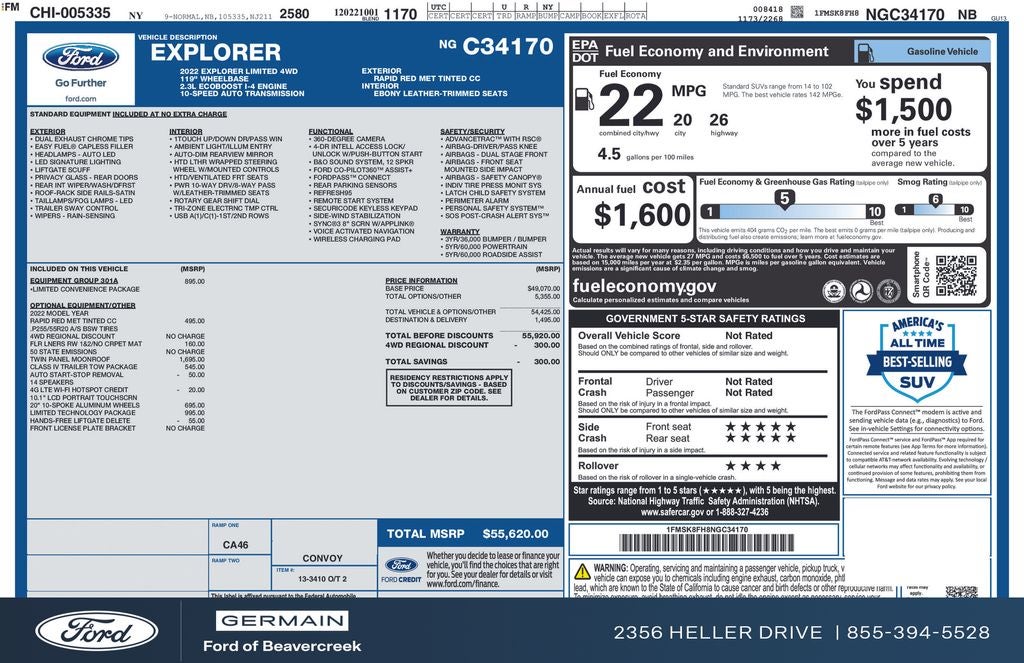 2022 Ford Explorer Limited