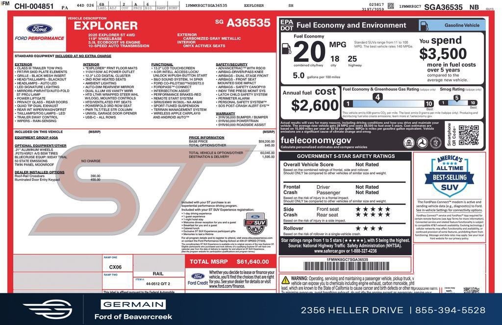 2025 Ford Explorer ST