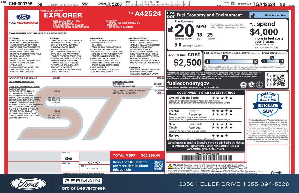 2026 Ford Explorer ST