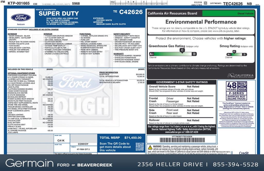 2026 Ford F-250SD XL