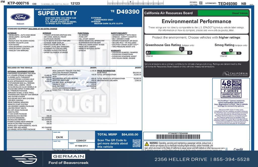 2026 Ford F-250SD XLT