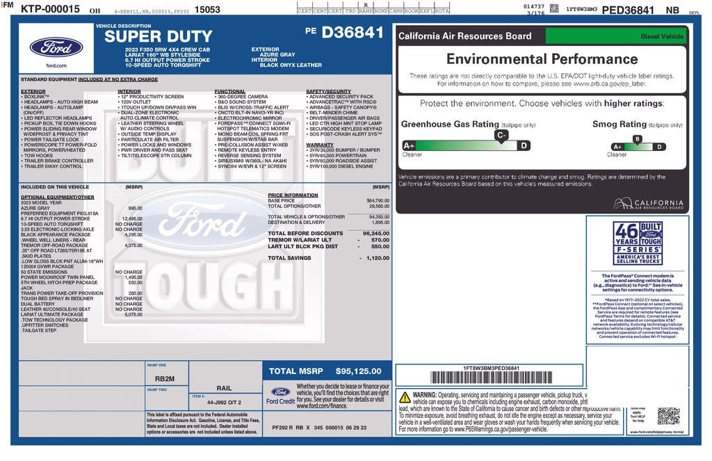 2023 Ford F-350SD Lariat
