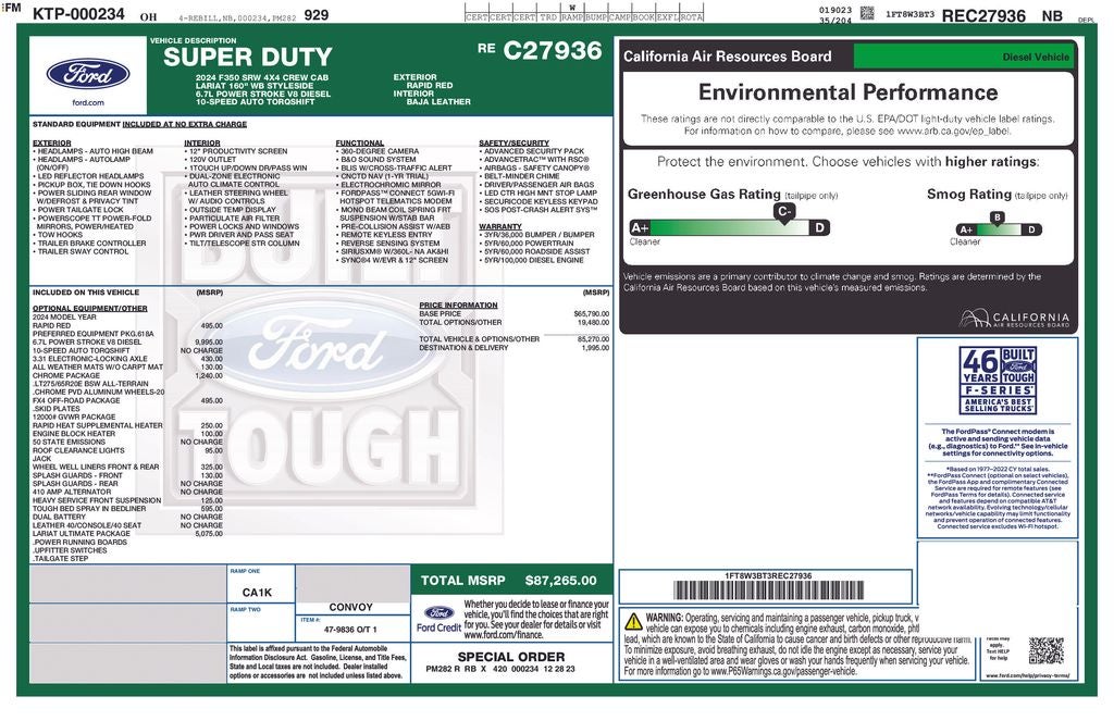 2024 Ford F-350SD Lariat