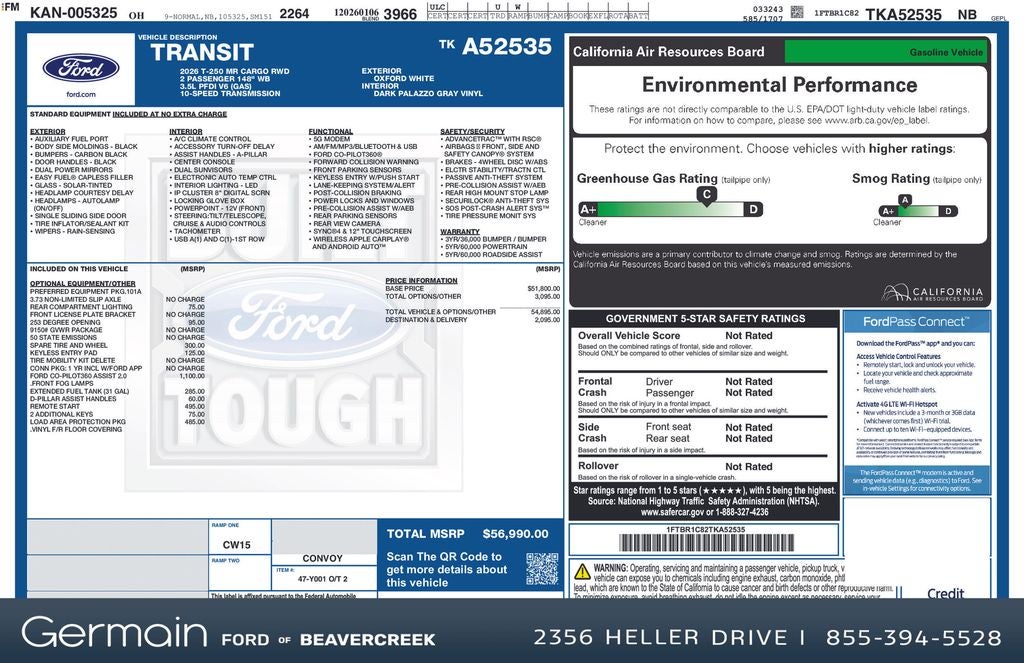 2026 Ford Transit-250 Base