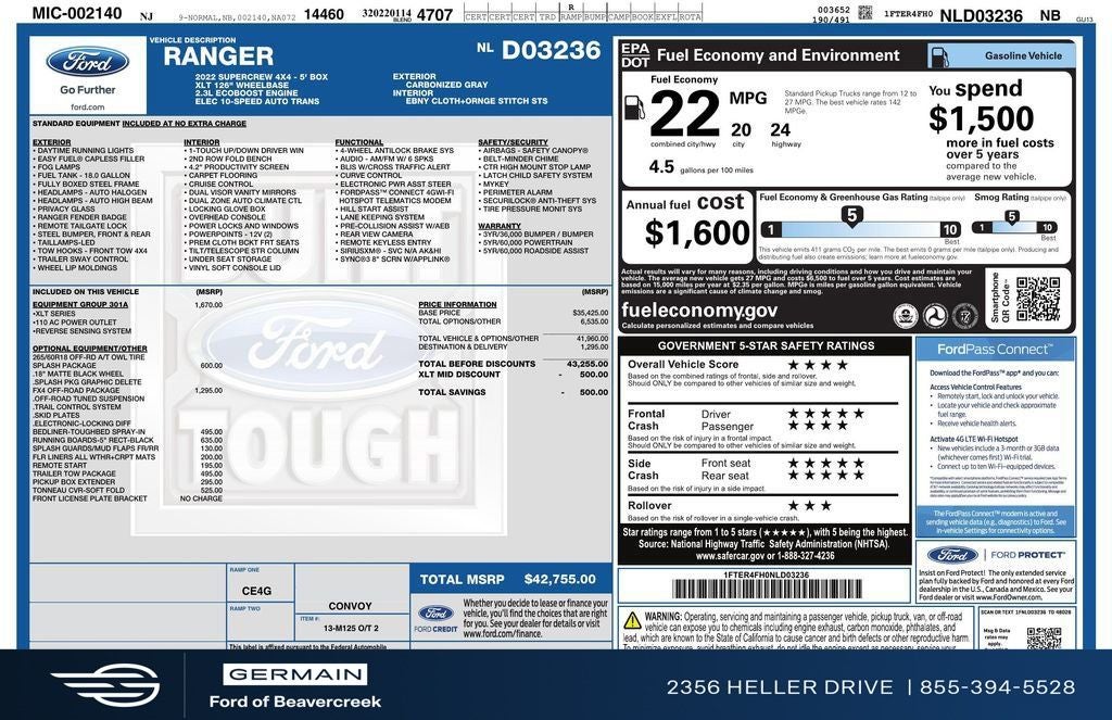 2022 Ford Ranger XLT - Photo 29