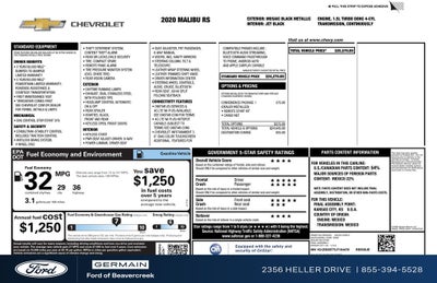 2020 Chevrolet Malibu RS