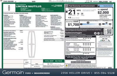 2022 Lincoln Nautilus Reserve