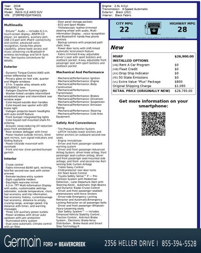 2018 Toyota RAV4 XLE