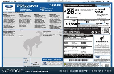 2021 Ford Bronco Sport Outer Banks