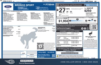 2025 Ford Bronco Sport Outer Banks