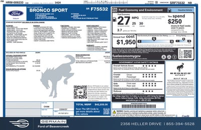 2025 Ford Bronco Sport Outer Banks