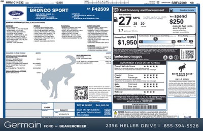 2025 Ford Bronco Sport Outer Banks