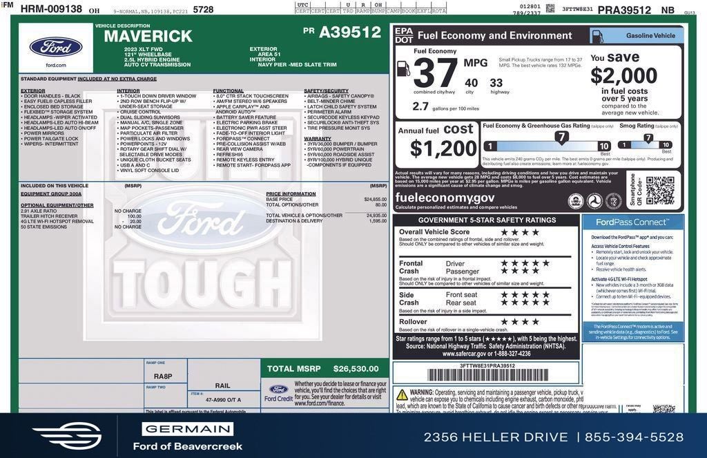 2023 Ford Maverick XLT