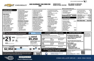 2025 Chevrolet Silverado 1500 ZR2