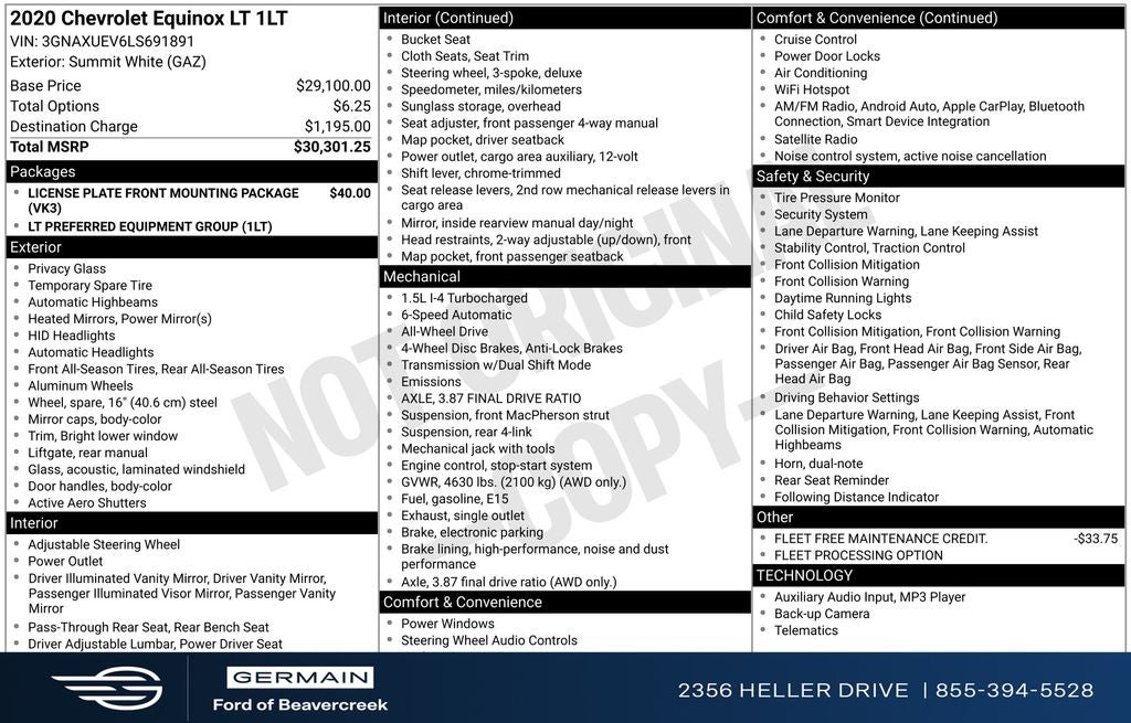 2020 Chevrolet Equinox LT