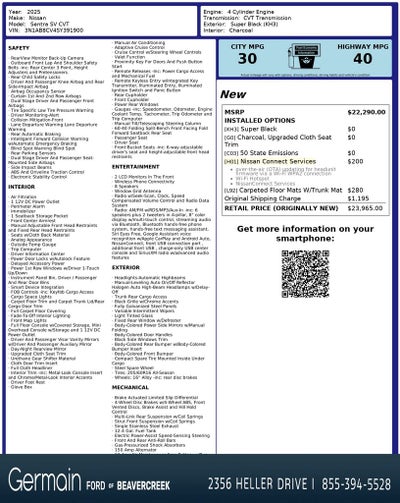 2025 Nissan Sentra SV