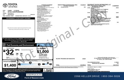 2023 Toyota Camry LE