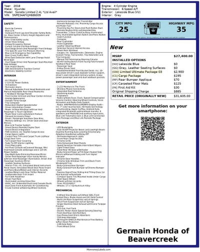 2018 Hyundai Sonata Limited