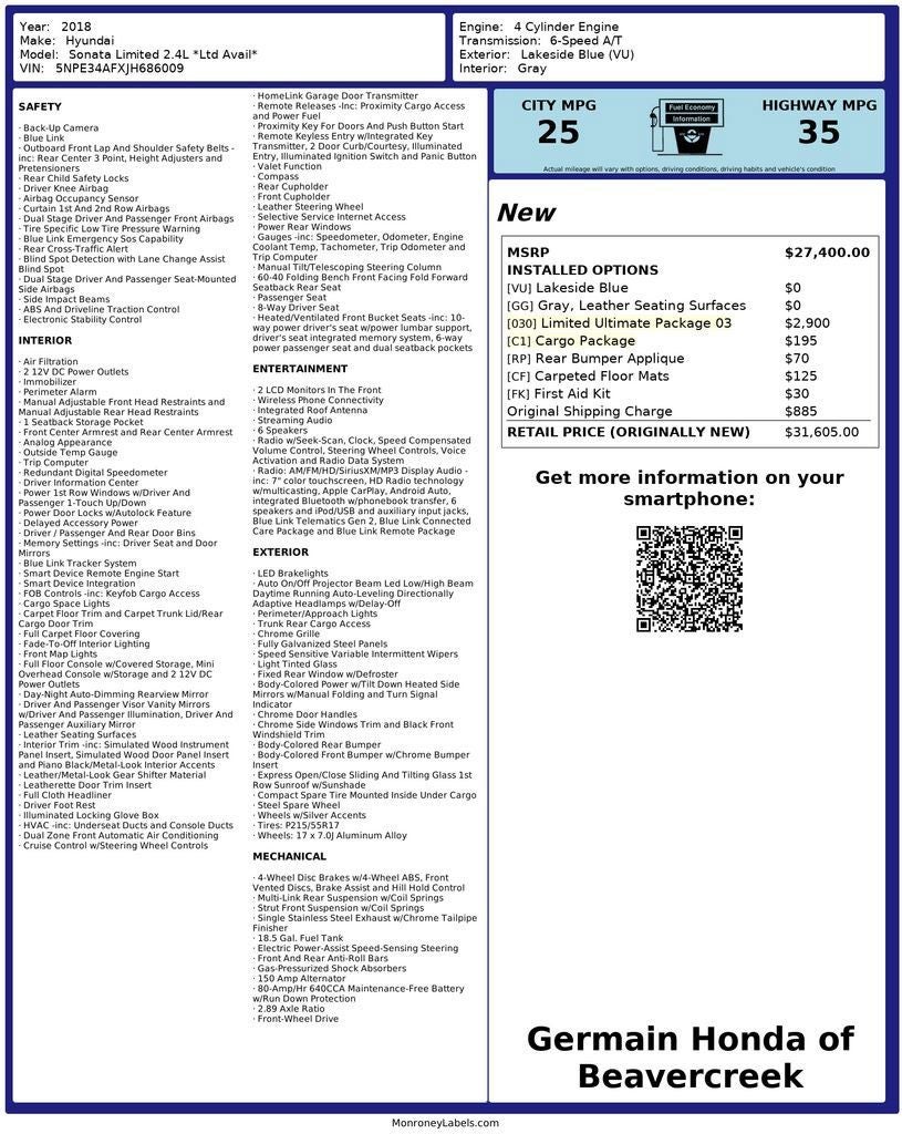 2018 Hyundai Sonata Limited