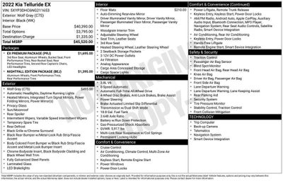 2022 Kia Telluride EX