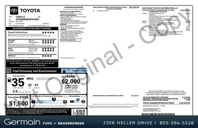 2025 Toyota Corolla LE