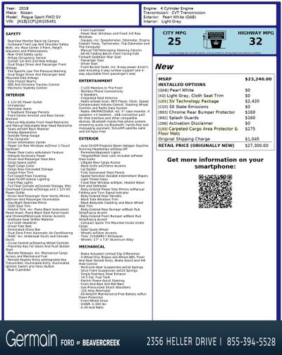 2018 Nissan Rogue Sport SV