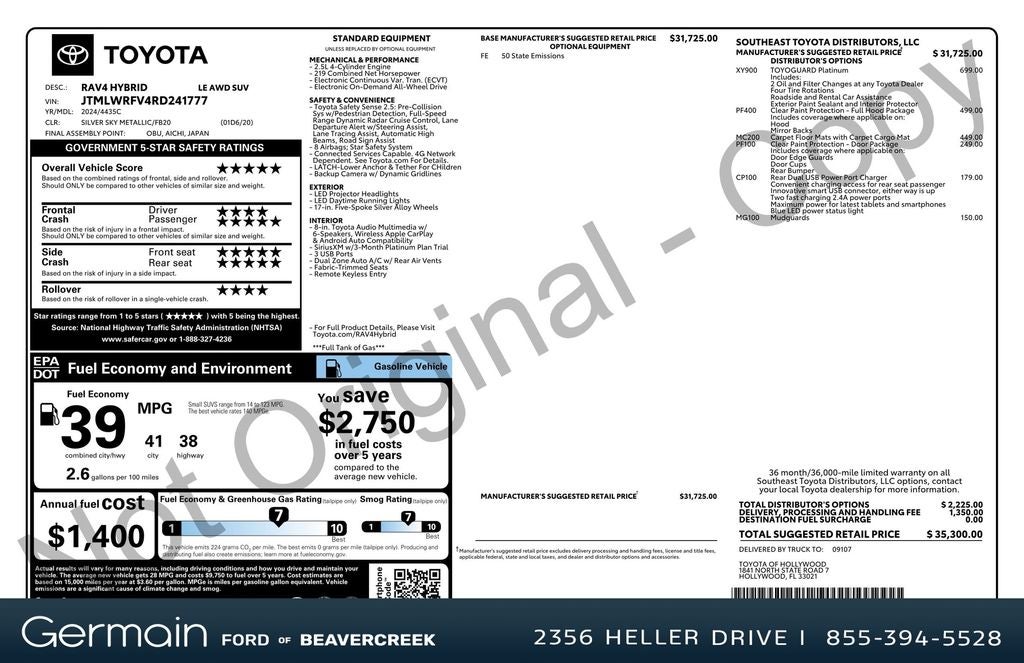2024 Toyota RAV4 Hybrid LE