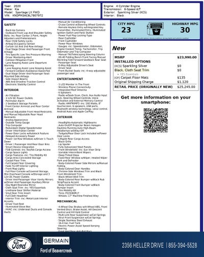 2020 Kia Sportage LX