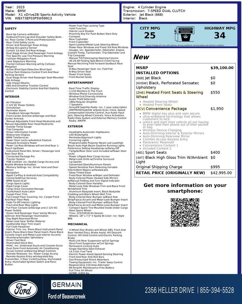 2023 BMW X1 xDrive28i