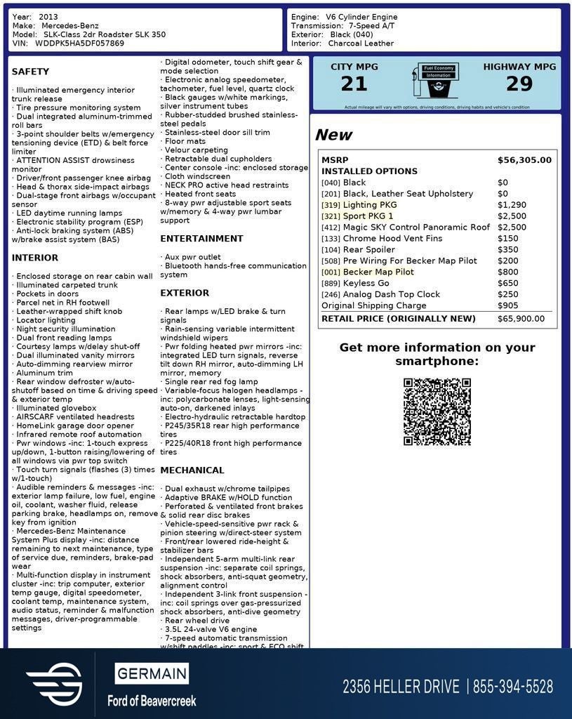 2013 Mercedes-Benz SLK SLK 350