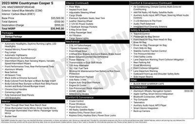 2023 MINI Cooper S Countryman Cooper S