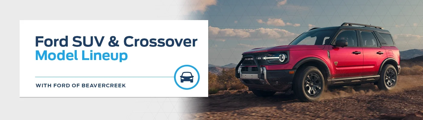 Ford SUV and Crossover Models at Germain Ford of Beavercreek