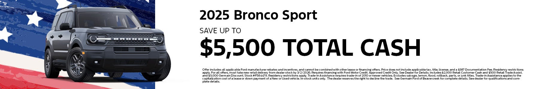 Bronco Sport Offer