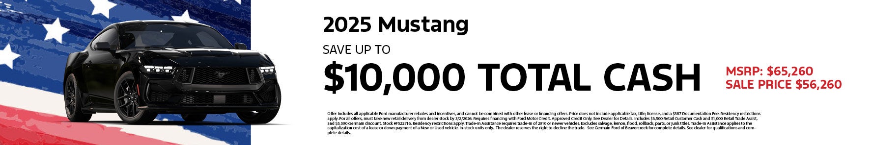 Mustang Offer