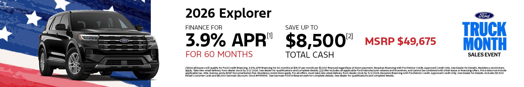 Explorer Offer