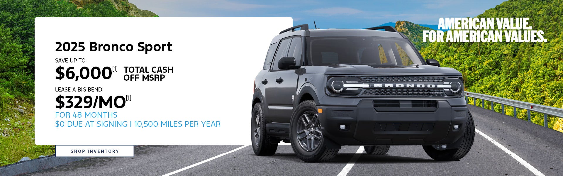 Bronco Sport Offer
