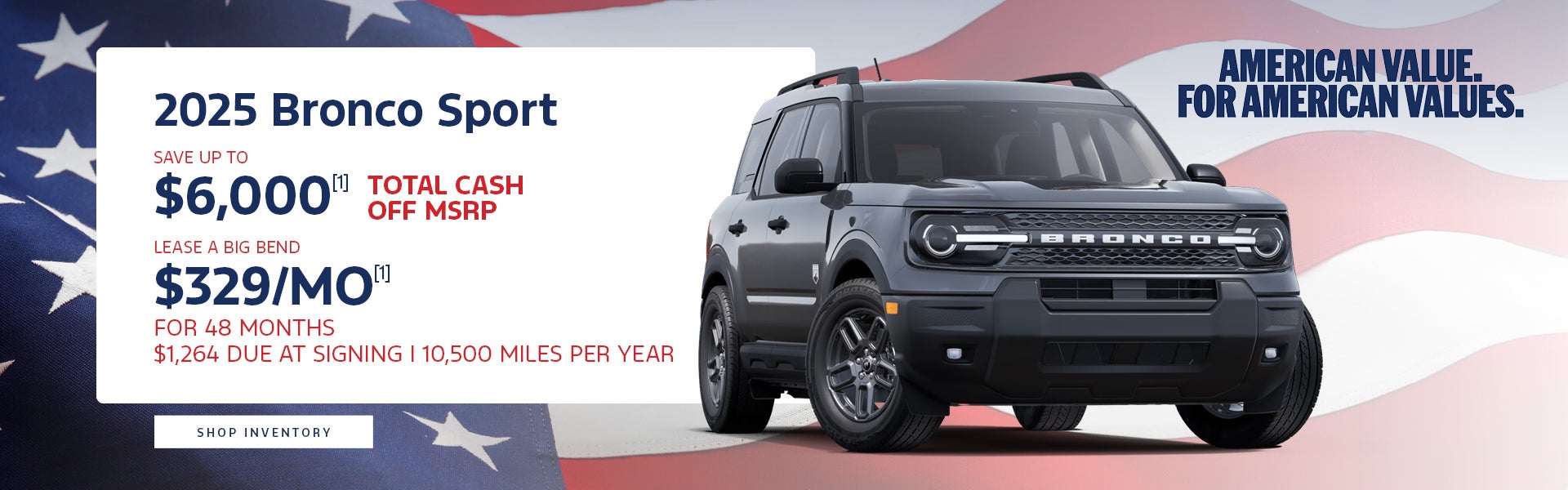 Bronco Sport Offer