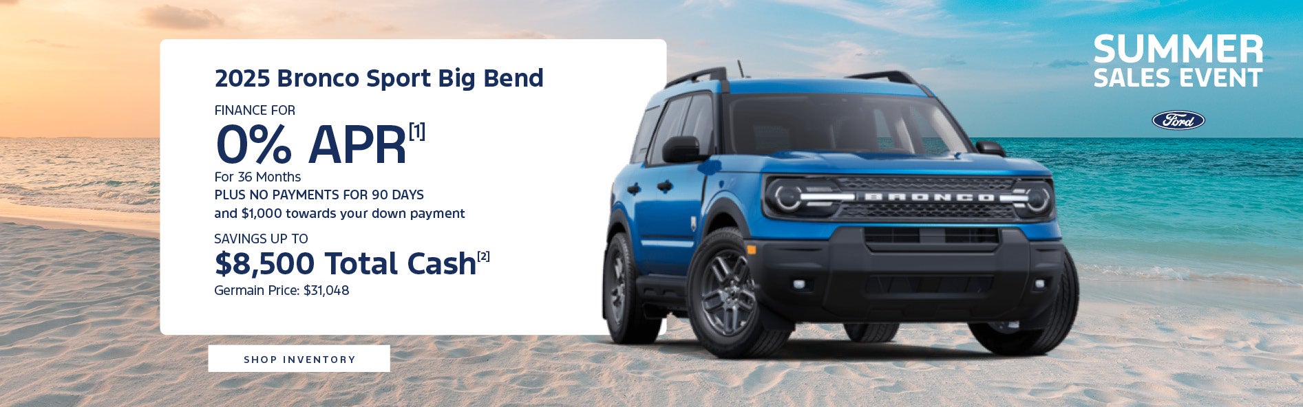 Bronco Sport Offer