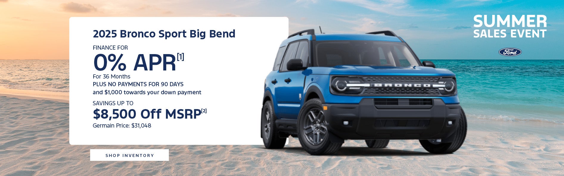 Bronco Sport Offer