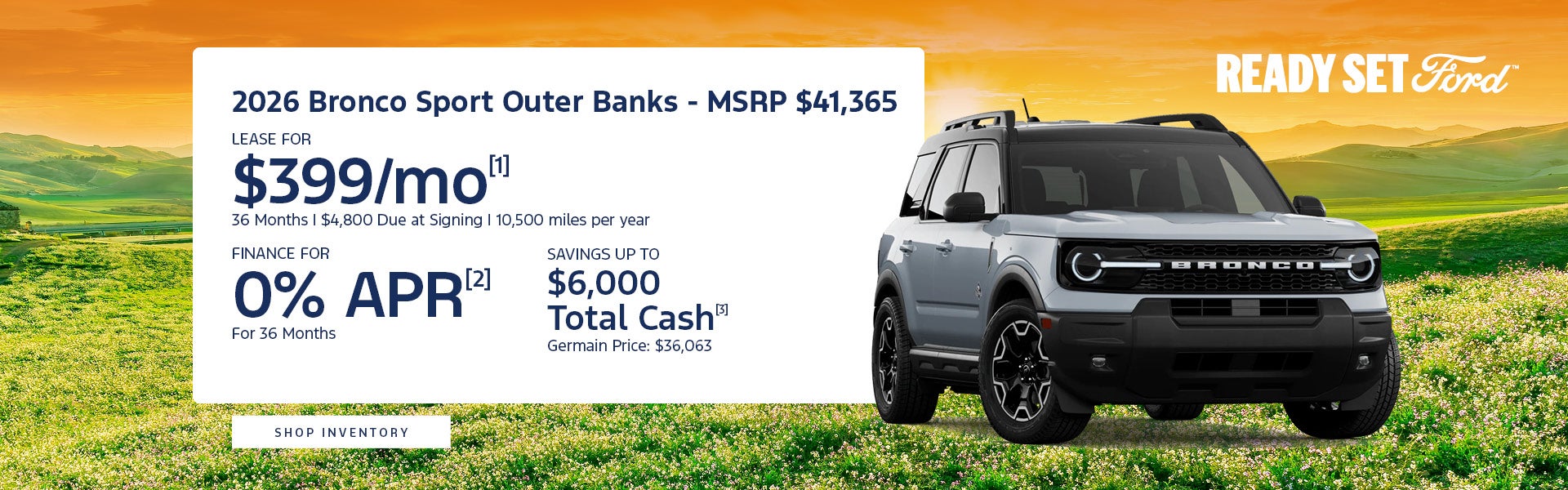 Bronco Sport Offer